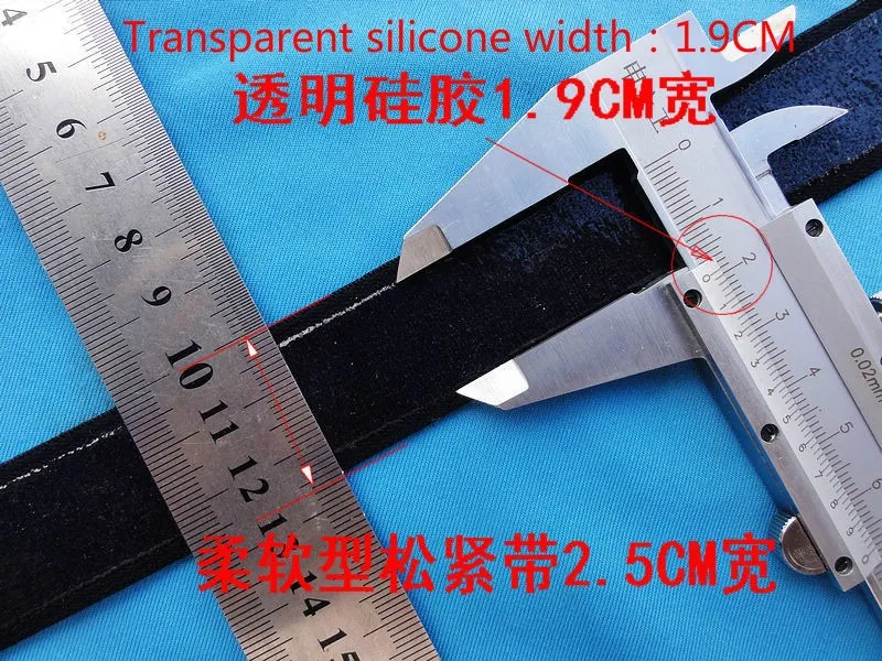 Прозрачная силиконовая Мягкая скользящая эластичная тесьма для ручной работы