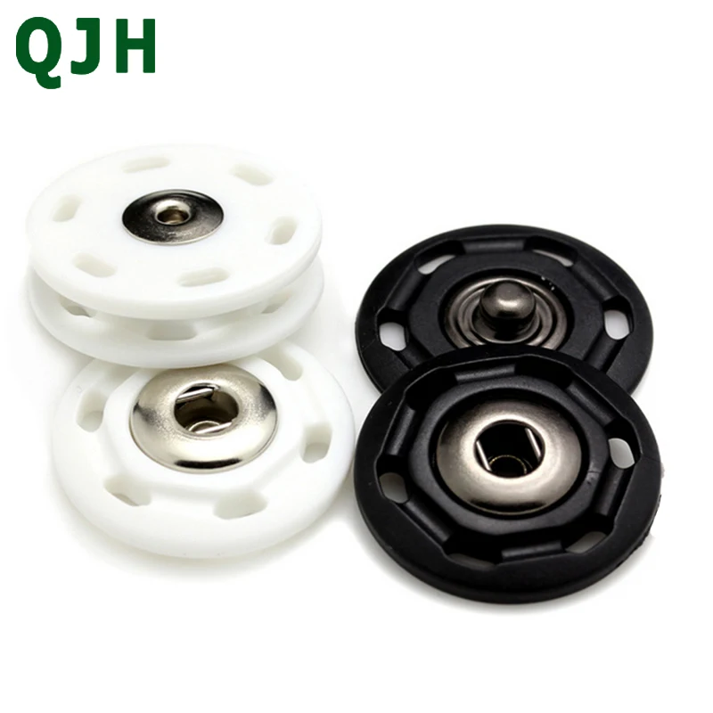 QJH бренд 18 25 30mm 10 PS металлическая нейлоновая Кнопка крепления невидимая куртка