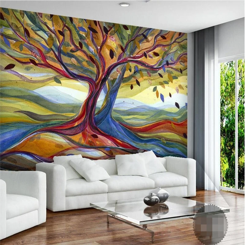 Настенные обои beibehang наклейки на стену милая мечта фантастическое многоцветное