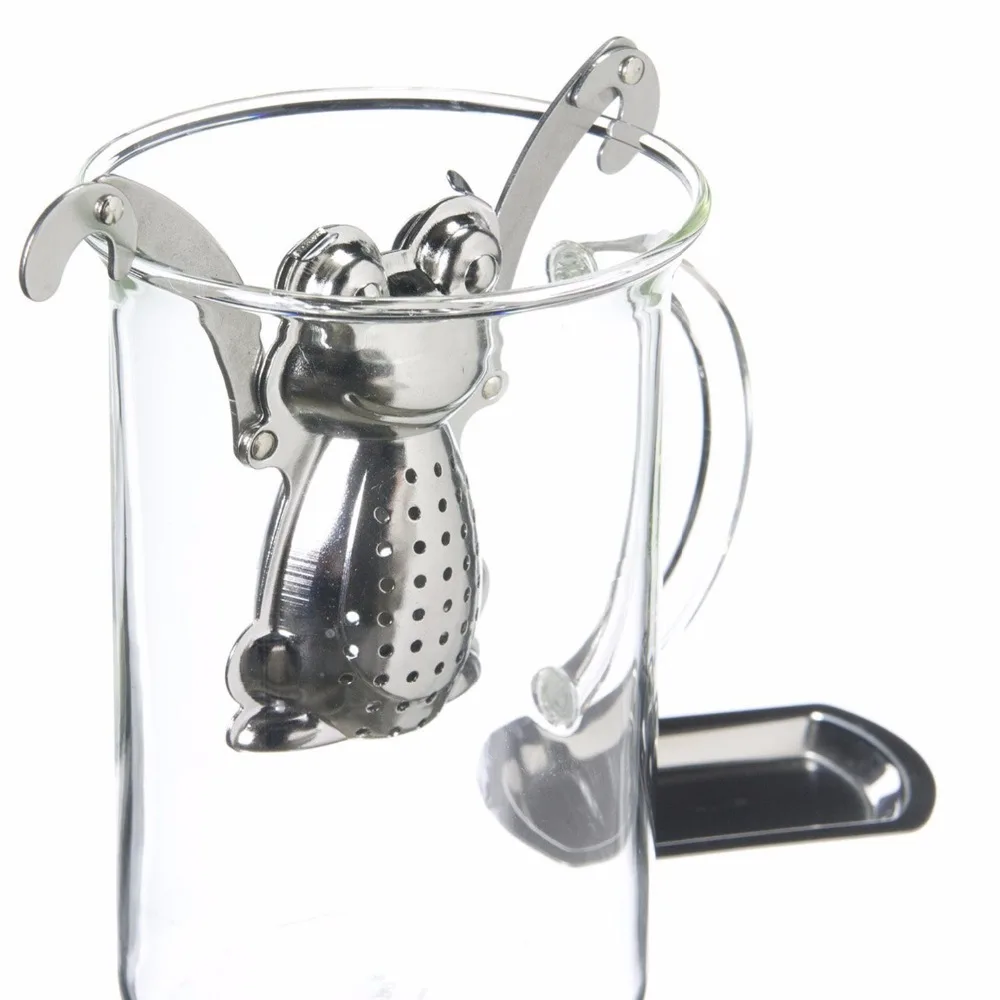 Новое поступление 2017 года Нержавеющая сталь лягушка сетка для заварки чая чай