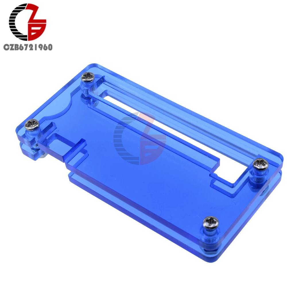 Прозрачный акриловый защитный чехол для Raspberry Pi Zero Camera синий черный | Инструменты