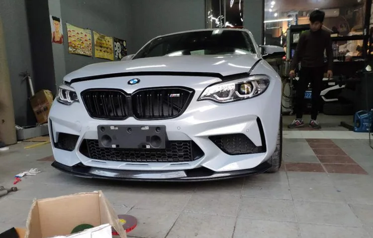 2019 F87 M2C M2 Конкурентные передние разветвители-mt/ mp стильные разветвители из