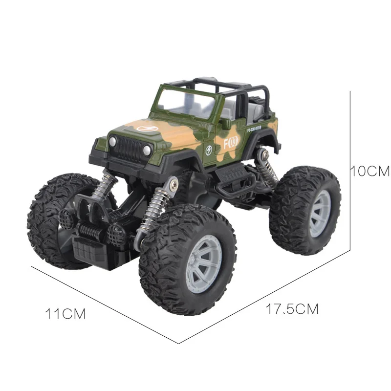 2018 New Diecast Cars Bus Pickup 1:26 4WD Alloy Big Wheels Shock Resistant Inertia School Die Cast Model Buggy Toy Car Truck | Игрушки и