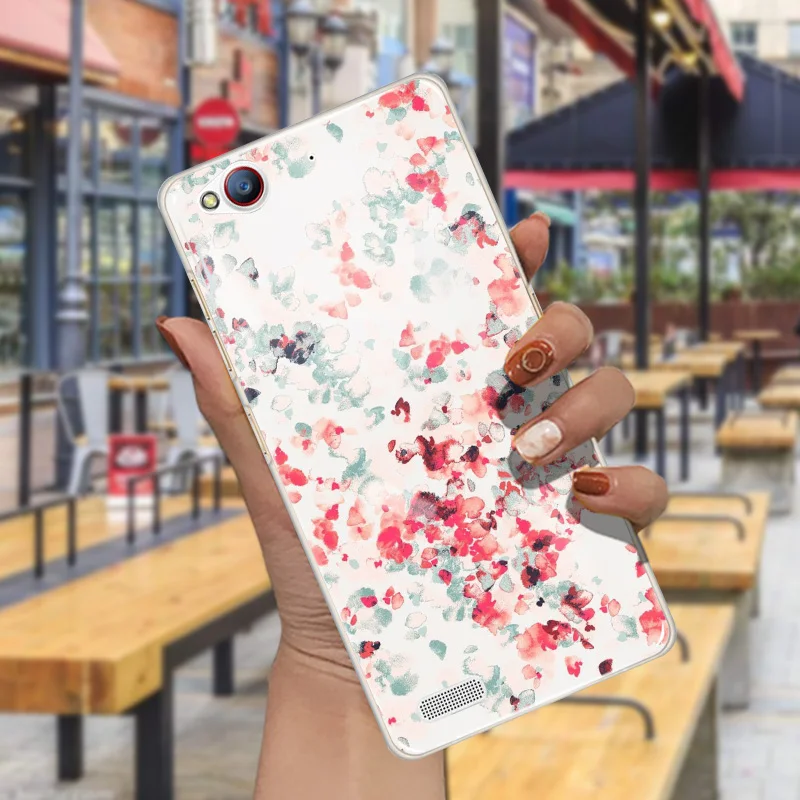 Gumei Silicone Phone Case For ZTE Nubia MY Prague NX513J Back Cover Fashion Blue Sky Cartoon Soft TPU Bag Dusk Print |