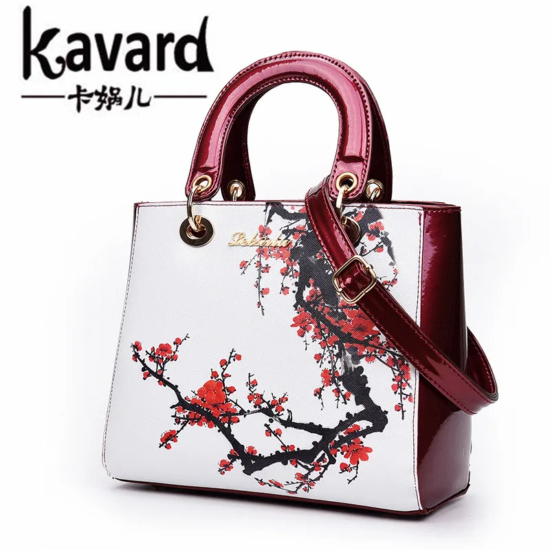 Роскошь Ствол Женщины Мультфильм Печати Мешок Основной Сумки Известный Бренд pu