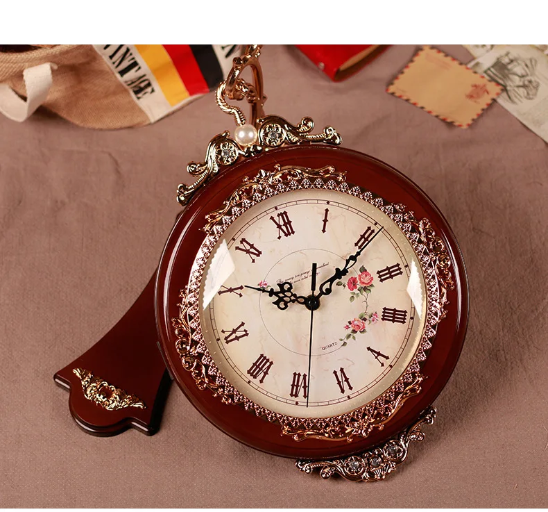 Двухсторонние настенные часы Saat Reloj часы Relogio de parede Duvar Saati кварцевые часы в творческом стиле настенные часы для гостиной спальни