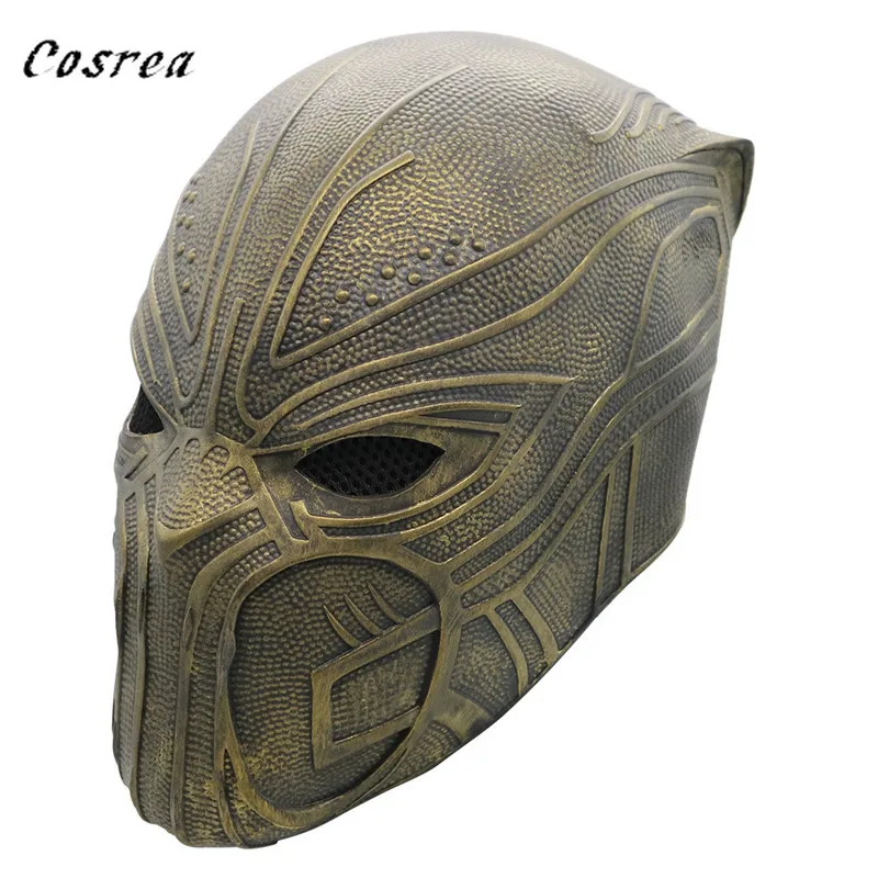 Черная пантера Халла супергерои косплей маски Endgame латексная Золотая маска на