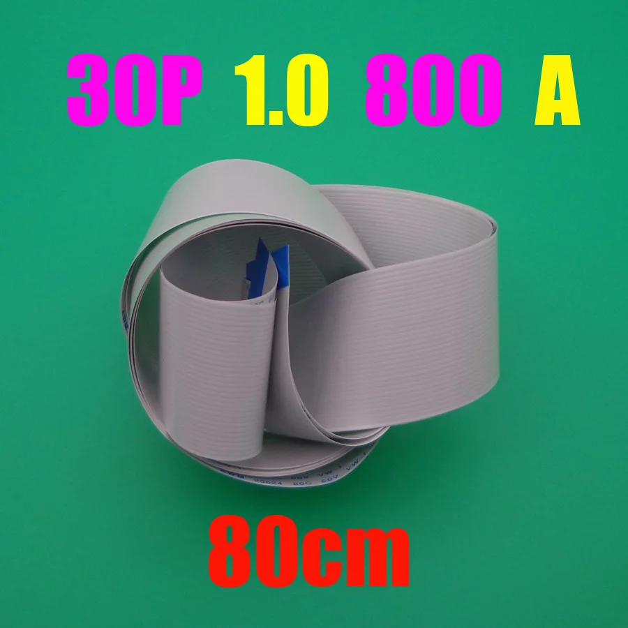 Гибкий плоский кабель FFC FPC 2 шт. 1 0 мм 30 pin длина вперед 800 P AWM 20624 80C 60 в|awm 20624|awm 80cawm 80c