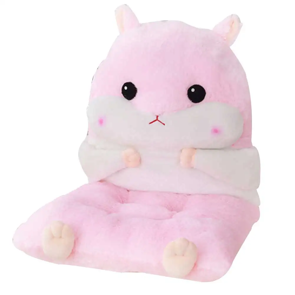 Pink 1 шт., съемная подушка для хомяка, плюшевая игрушка, кукла, теплые руки, подушка для сна, Cuscino per bambola, хомяк, HTQ99 - Цвет: Pink