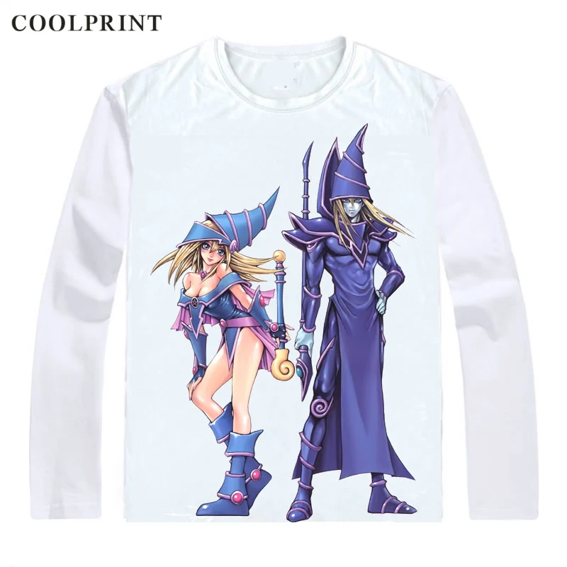 Черная футболка Dark Magician Girl с рисунком дуэли монстров Yu Gi Oh King of Games Повседневная