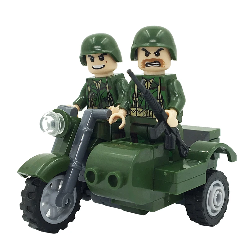 Winner 8001 танковый боевой разведчик команда Военная серия строительный блок солдат