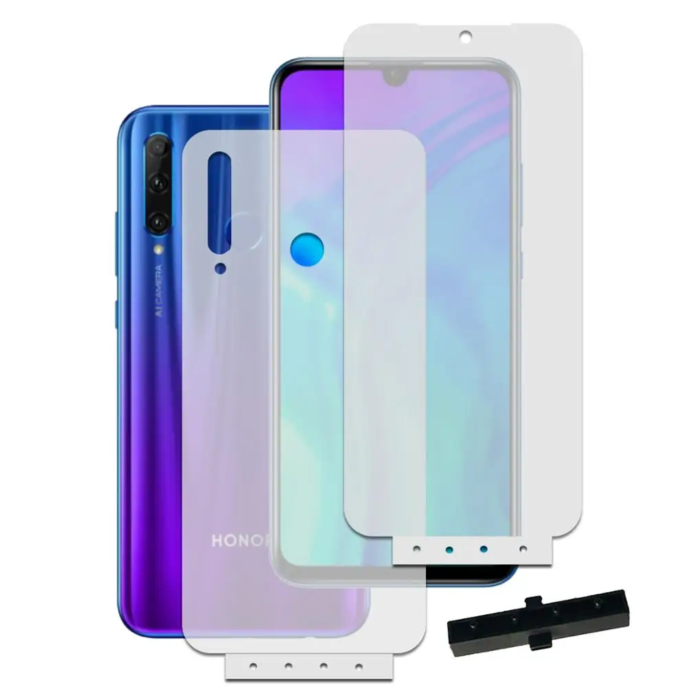 10D передняя + задняя мягкая Гидрогелевая пленка для Huawei P Smart 2019 Enjoy 9S HD защита