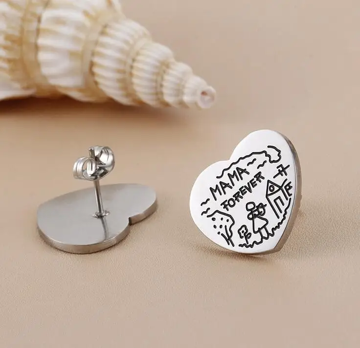 Комплект из колье и серёг нержавеющей стали | Украшения аксессуары