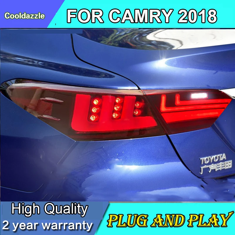 Автомобильный Стайлинг чехол для Тойота Aurion Camry 2018 18 светодиодный задних