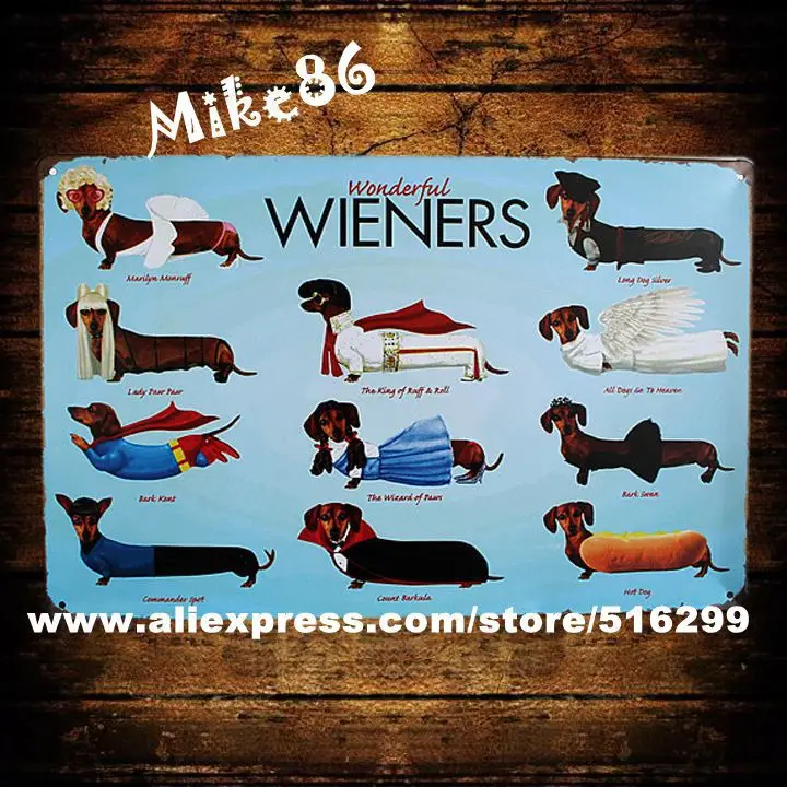 

[ Mike86 ] Wonderful Winners DOG Metal Signs Gift PUB Wall art Painting Bar Decor AA-120 Mix order 20*30 CM