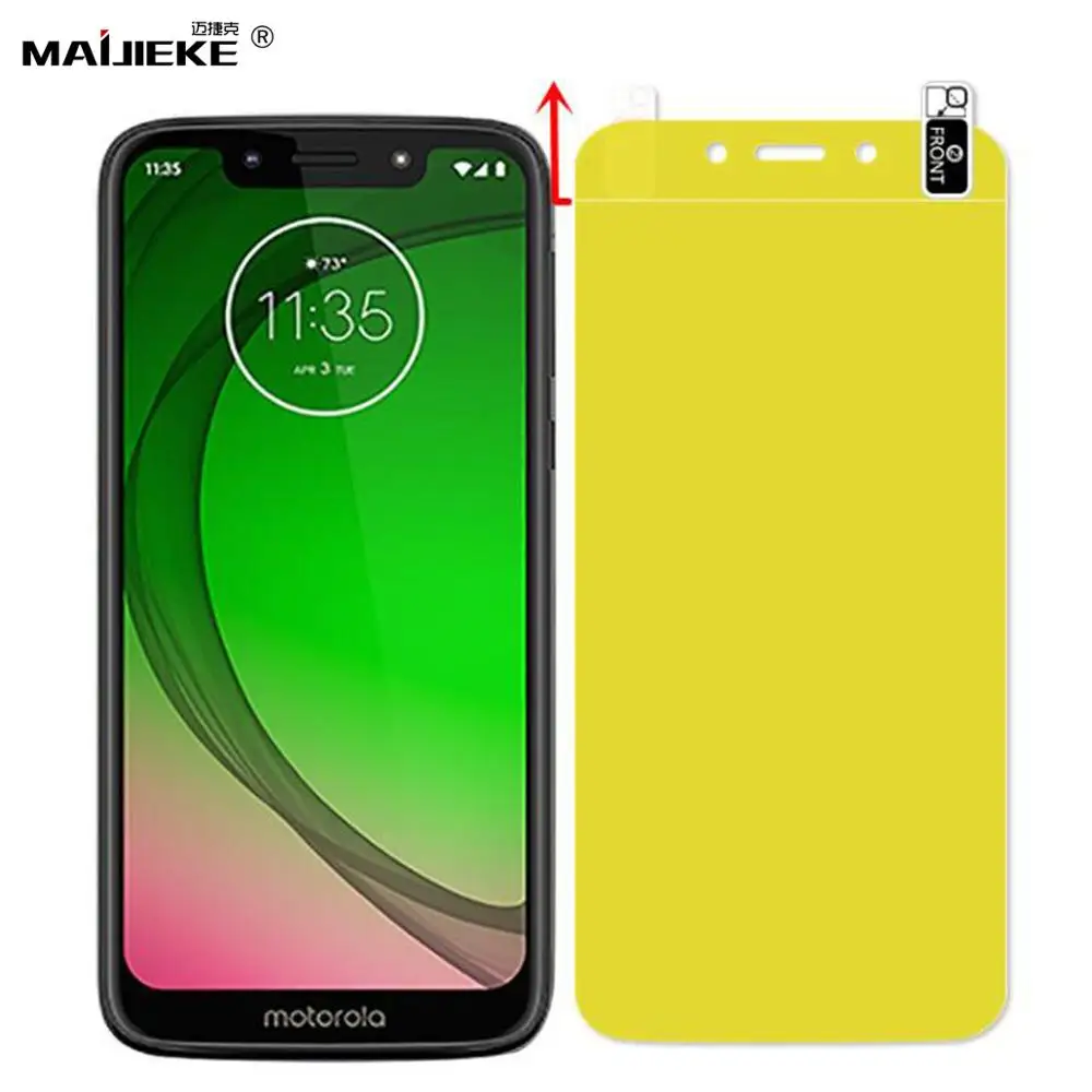 Мягкая Гидрогелевая 3d пленка с полным покрытием для Motorola G7 Play Z Защитная