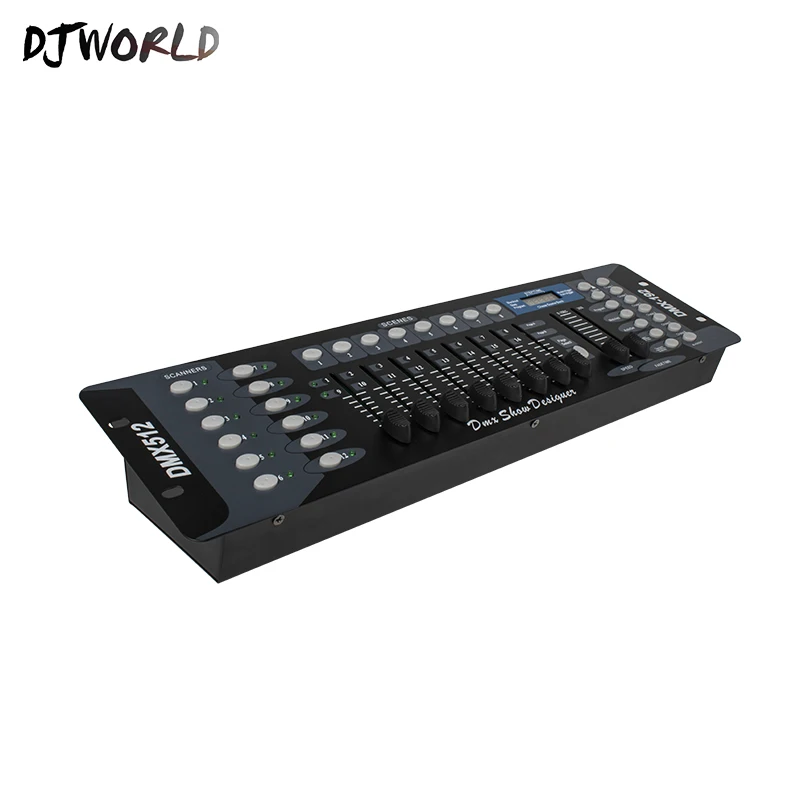 Djworld лучшее качество международный стандарт DMX 192 контроллер для сценического