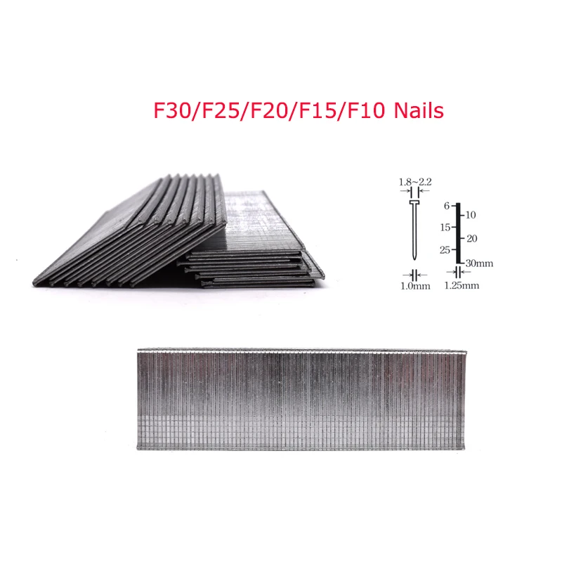 

5000Pcs F30 F25 F20 F15 F10 Nails For Framing Tacker Electric Nails Staple Gun