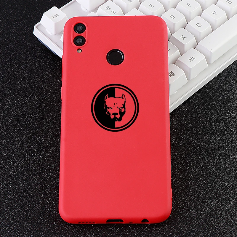 Мобильный телефон чехлы для huawei Honor Note Mate10 Pro 20X Nova3 3i забавный чехол Pit Bull мягкие