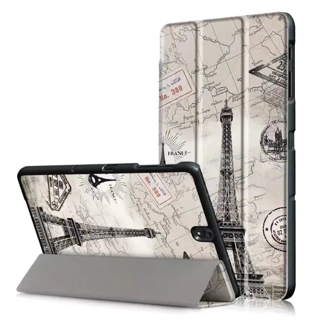 Для Samsung Galaxy Tab S3 T820 T825 чехол Tri-Fold Смарт искусственная кожа рукав для 9.7 дюймов PC