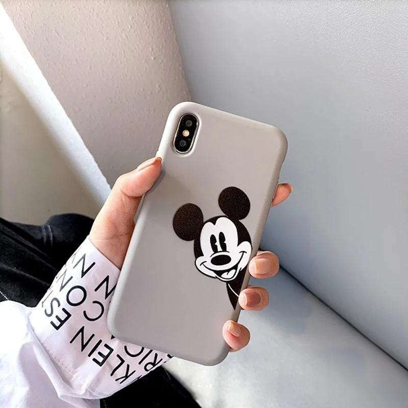 Cartoon Mickey Soft TPU Case for iPhone 6 6plus 7 8 7plus 8plus Phone x xs xr xmax Back Cover |