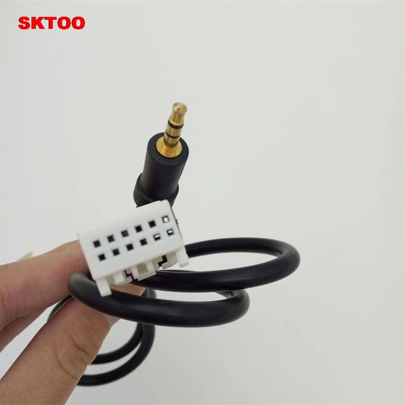 SKTOO подходит для Peugeot 207 307 308 408 Citroen C5 CD проигрывателя аудиовход провод/AUX провод |