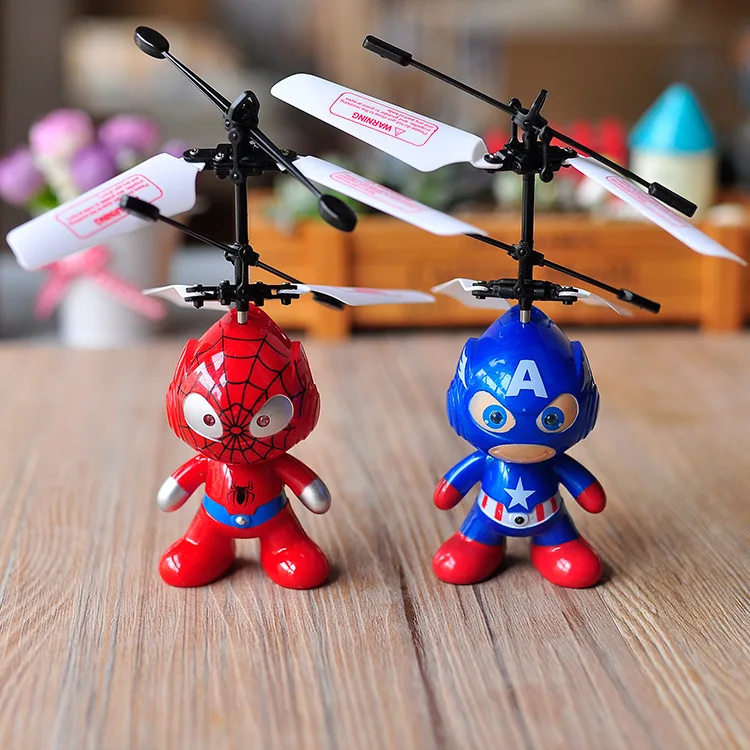 Мини пульт дистанционного управления RC Человек паук Самолет Летающий