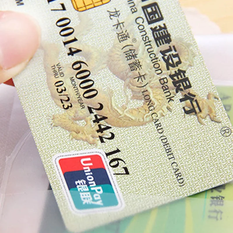 

On Waterproof Transparent Passport Cover Document Bags Passport Protective Sleeve