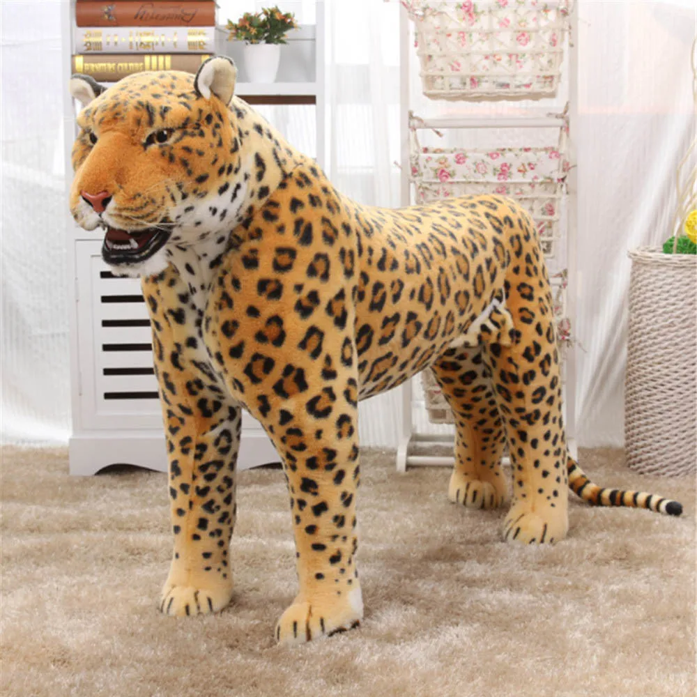 

Fancytrader Standing Panther Toy Simulated Animals Leopard Doll for Kids Gifts 62x45cm