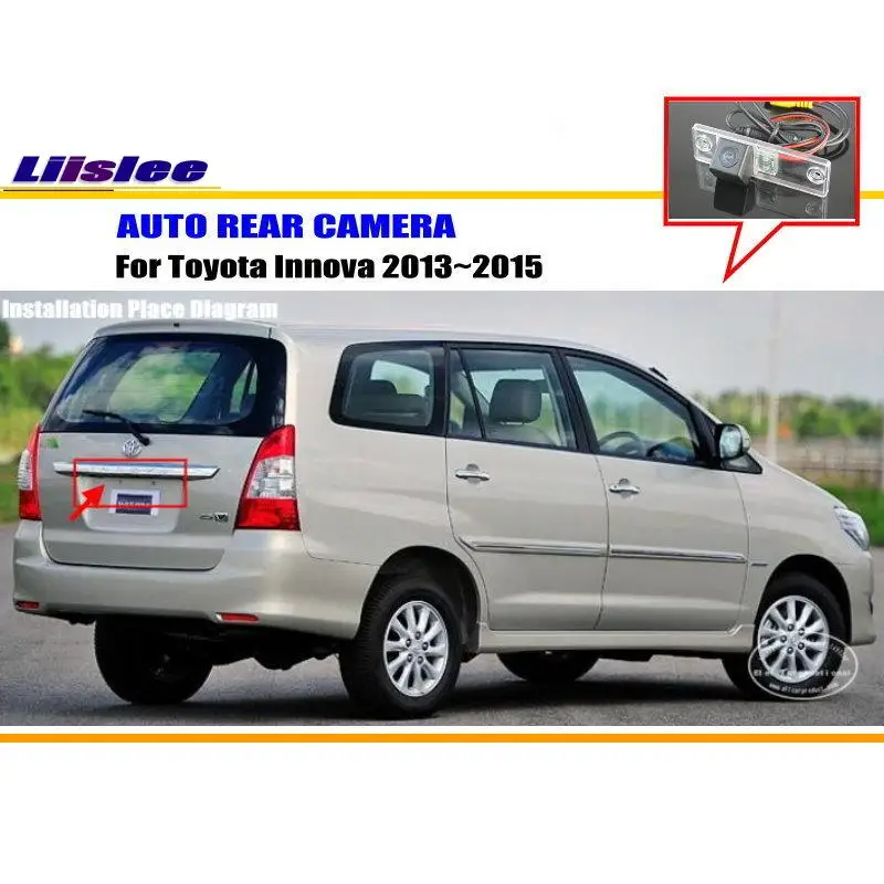 Резервная парковочная камера для Toyota Innova 2013 2014 2015 заднего вида HD CCD RCA NTST PAL