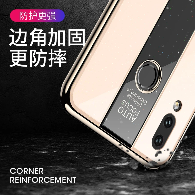 Роскошный чехол Porsche Для Honor 8x 8a 8c 9i 10 20i View 20 Lite Play мягкая Задняя стеклянная крышка