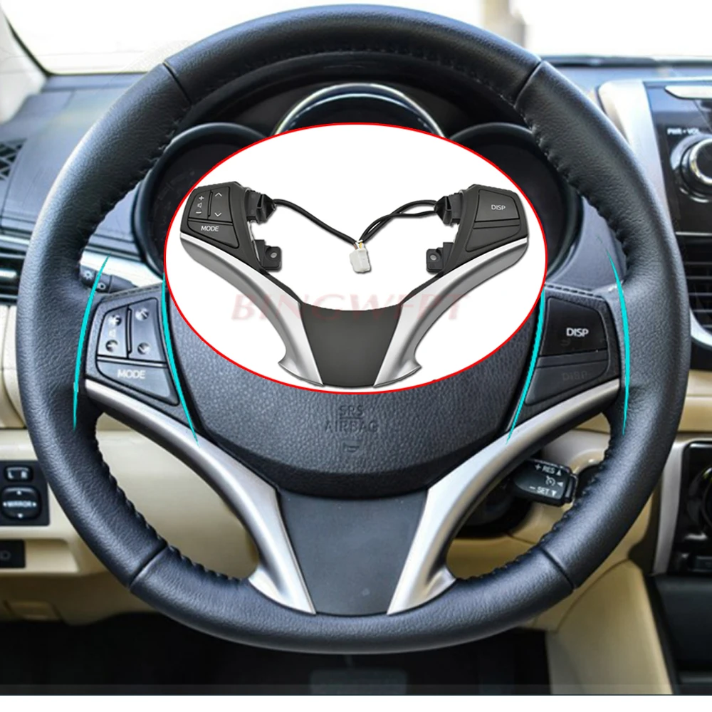 BINGWFPT Bluetooth аудио переключатель для руля 84250-0D120-E0 для Toyota Corolla RAV4 84250-0D120