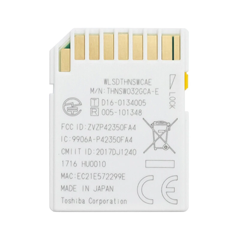 TOSHIBA Wi-Fi карта памяти 16 ГБ 32 ГБ 64 Гб wifi FlashAir класс 10 SD карта wifi Скачать фото видео на телефон для CANON NIKON и т. Д