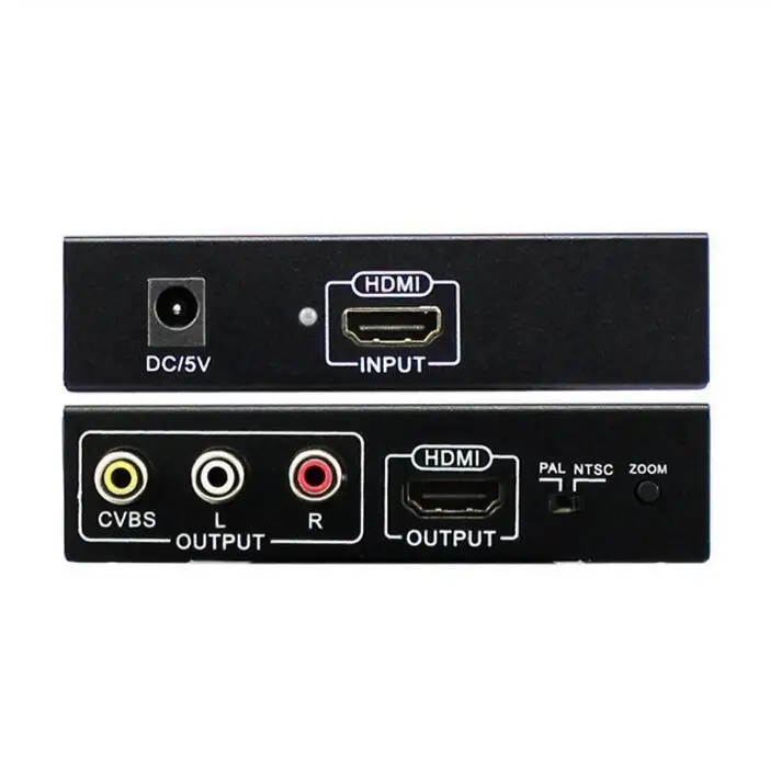 HDMI к CVBS AV/HDMI авто скейлер поддержка NTSC PAL два ТВ формата RCA 1080P для STB DVD PS2 PS3 psp