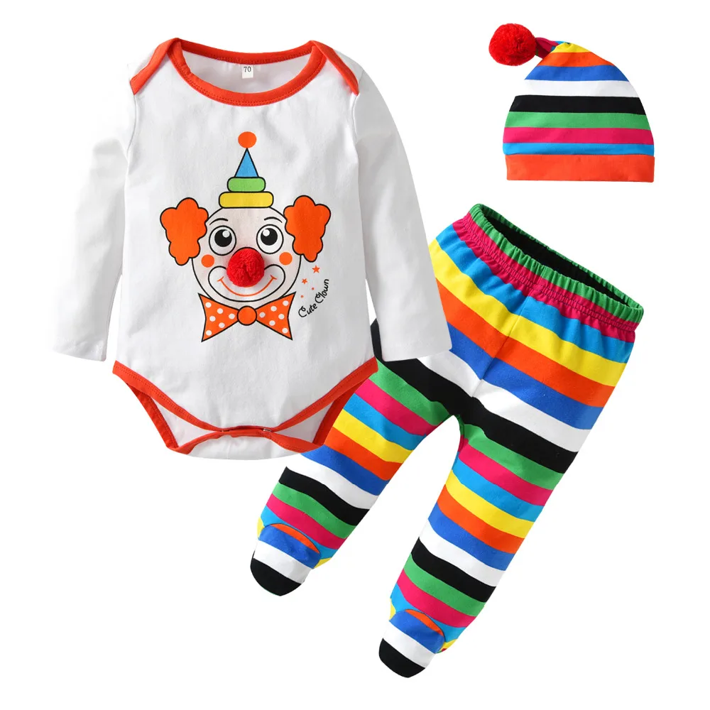 2018 Модная одежда для маленьких мальчиков Одежда новорожденных Комплект одежды