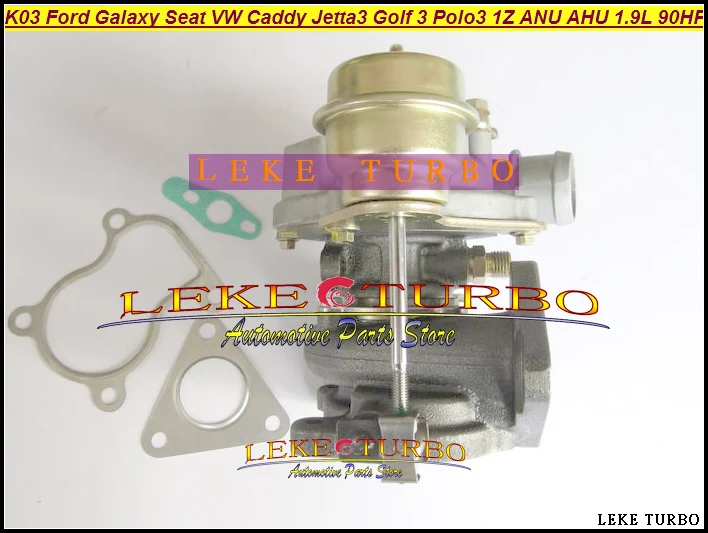 Бесплатная доставка K03 53039880006 454083 0002 028145701Q турбо для FORD Galaxy VW Caddy Jetta Golf Polo 3 Sharan 1Z ALE