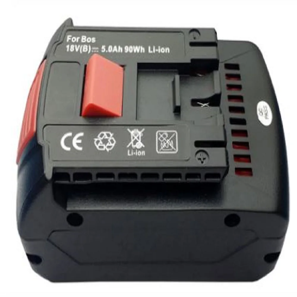 Литий ионная аккумуляторная батарея 18 в 5000 мАч для Bosch BAT609 BAT609G BAT610G BAT618 BAT618G BAT619