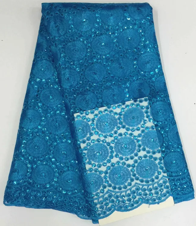 5 лет/шт чудесная желтая вышивка африканская сетка кружева с маленькими