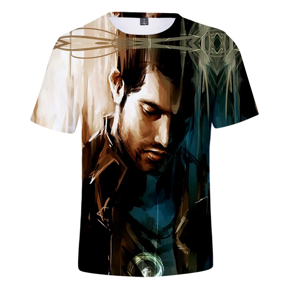 Aikooki Горячая США драма прочный Чехол Teen Wolf Derek hale 3D футболка для мужчин/Летняя