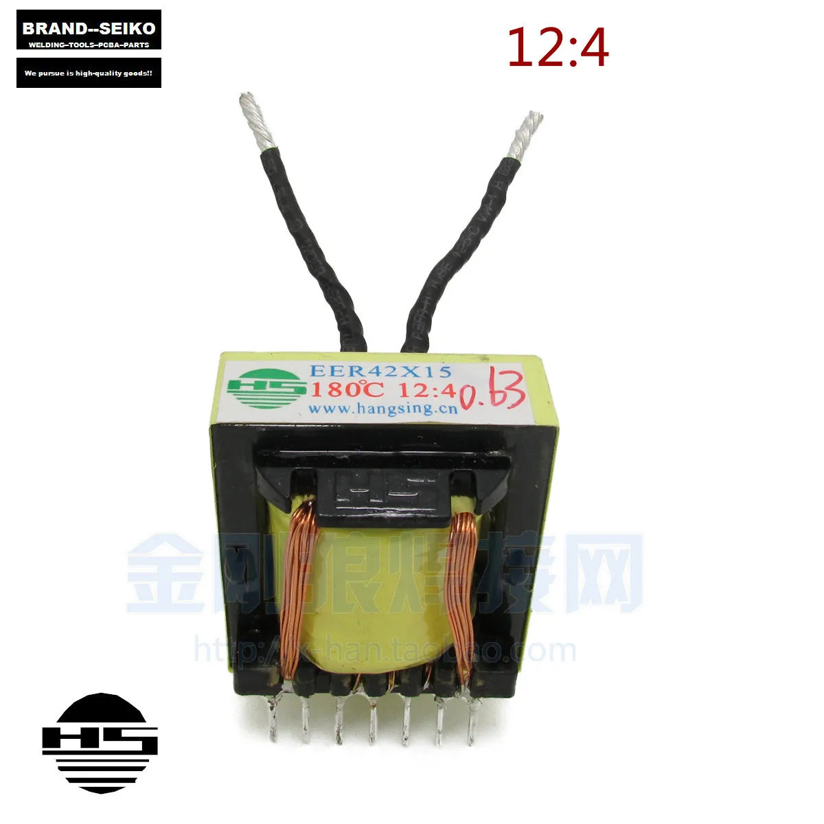 

2 шт./лот инверторный платы трансформатора Eer42x15 12:4, совместим с Eer43x15