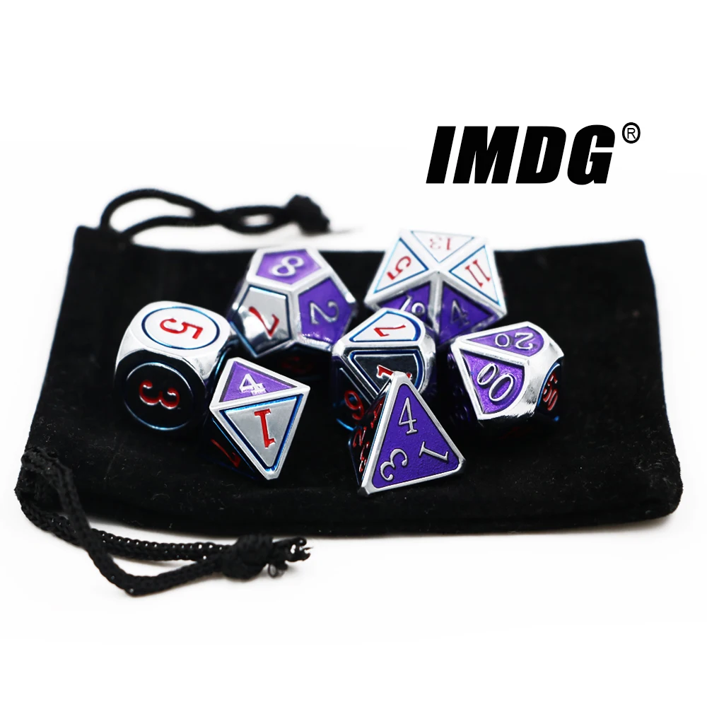 IMDG 7 шт./компл. креативные игровые кости для ролевых игр многогранные