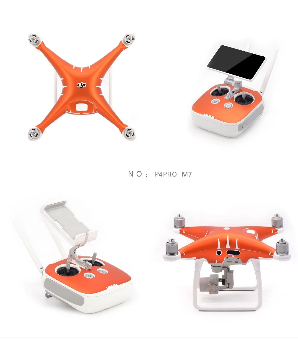 PGYTECH Стикеры для DJI Phantom 4 PRO Водонепроницаемый Стикеры ПВХ+ пульт Управление Защитная крышка Запчасти M3/M6/M7/M12/C6
