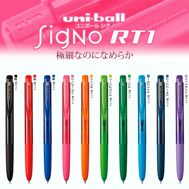 

1pcs Uni-ball Signo RT1 UMN-155 0.5mm/0.38mm Gel Ink pen Japan 10 Color for Choose