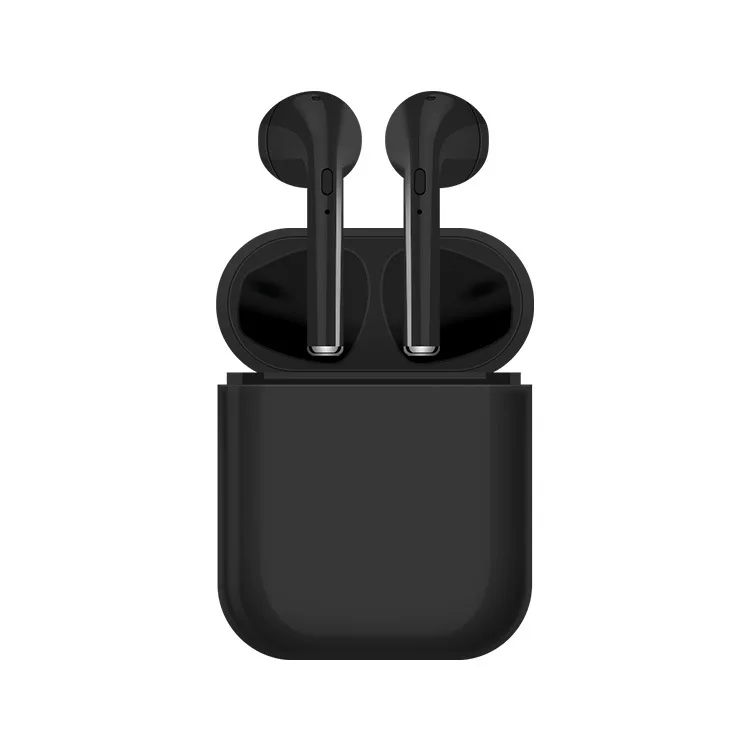 Черный Новинка i16 TWS Беспроводные Bluetooth 5,0 наушники стерео бинауральные наушники гарнитура для всех телефонов PK i10 i12 - Цвет: Черный