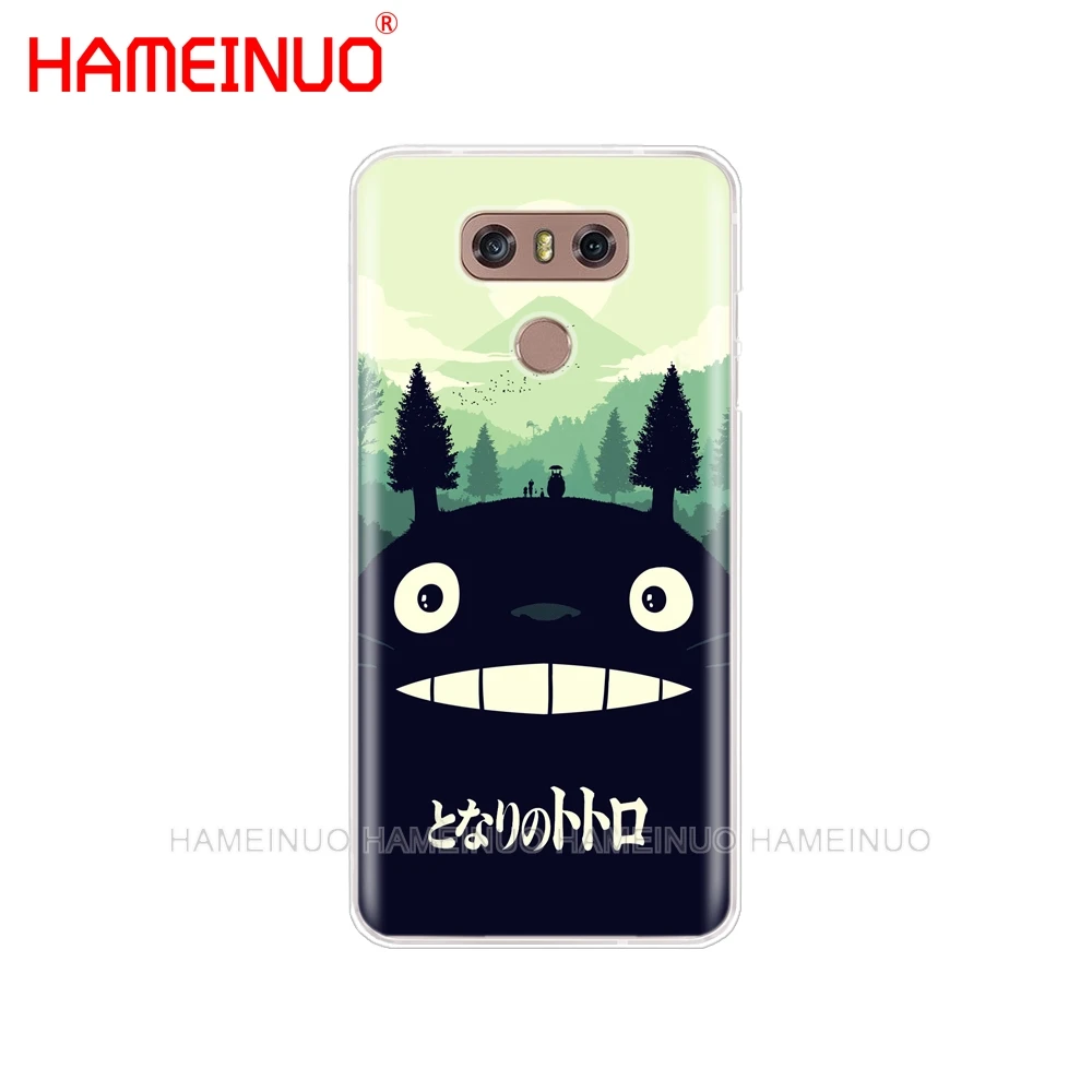HAMEINUO чехол для телефона с аниме Мой сосед Тоторо LG G7 Q6 G6 MINI G5 K10 K4 K8 2017 2016 X POWER 2 V20 V30