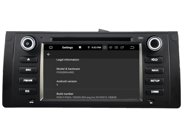 Quad Core Android 9 0 Автомобильный DVD плеер для BMW E39/M5 (1995 2003)/X5 E53 (2000 2007) мультимедийный