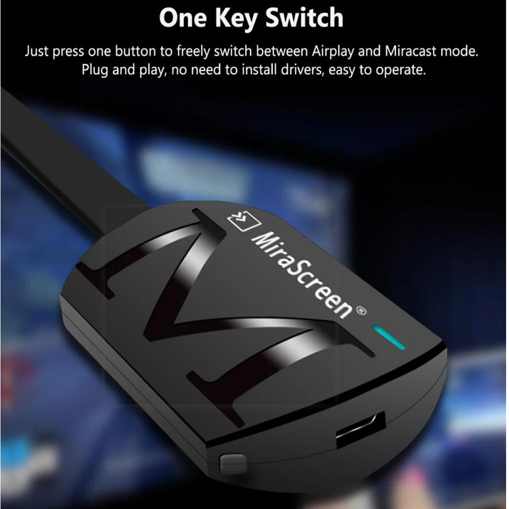 Mira экран G4 Plus 4K беспроводной HDMI Android tv stick Miracast Airplay приемник Wifi ключ зеркальный экран стример литой для IOS