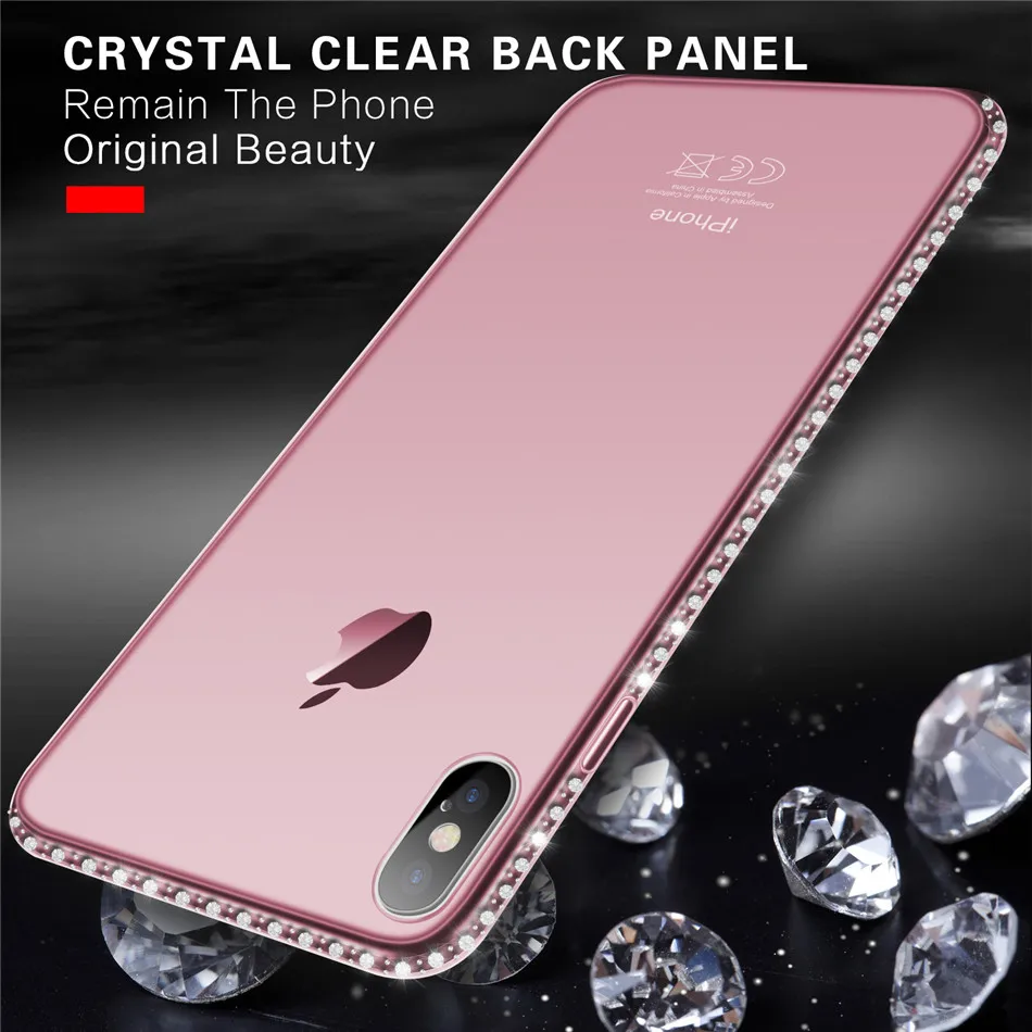 Мягкий чехол USLION для iPhone 11 Pro XR 8 7 6s Plus 5S SE X XS MAX, прозрачный чехол из ТПУ для iPhone XS MAX, чехол для телефона
