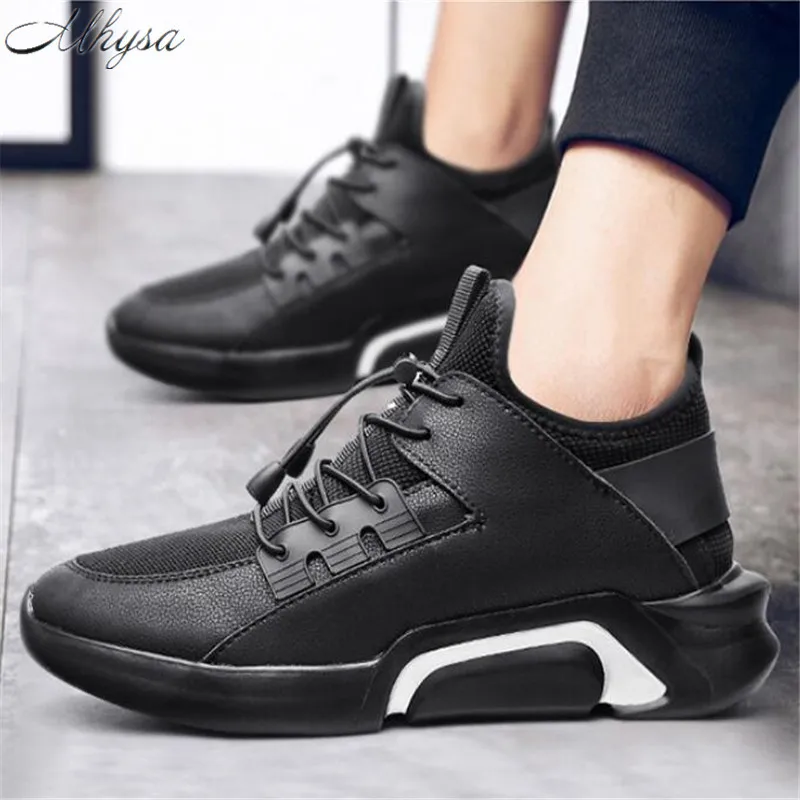 Mhysa 2019 New Men's Shoes Spring Autumn Fashion Wild black Men casual Comfortable Breathable Mesh sneakers L018 | Обувь