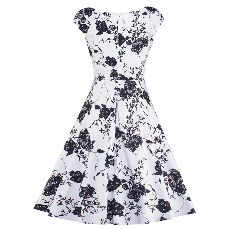 Новое платье без рукавов с принтом Для женщин летний Флора старинные платья
